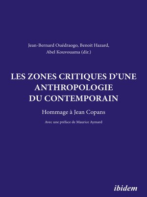 cover image of Les zones critiques d'une anthropologie du contemporain